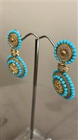 Boucles d'oreilles Gaetano Vitiello Femme in Argent Pasta di turchese 2976 - 2976